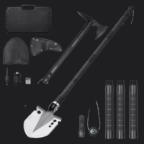 Pulses Shovel Kit 23 in 1 Multifunctional Shovel 2026