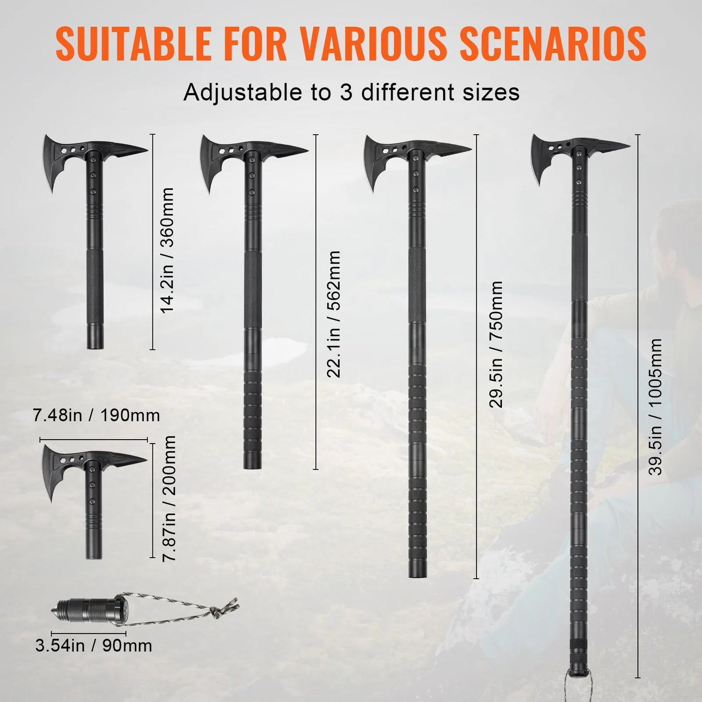 Pulses Shovel Kit 23 in 1 Multifunctional Shovel 2026